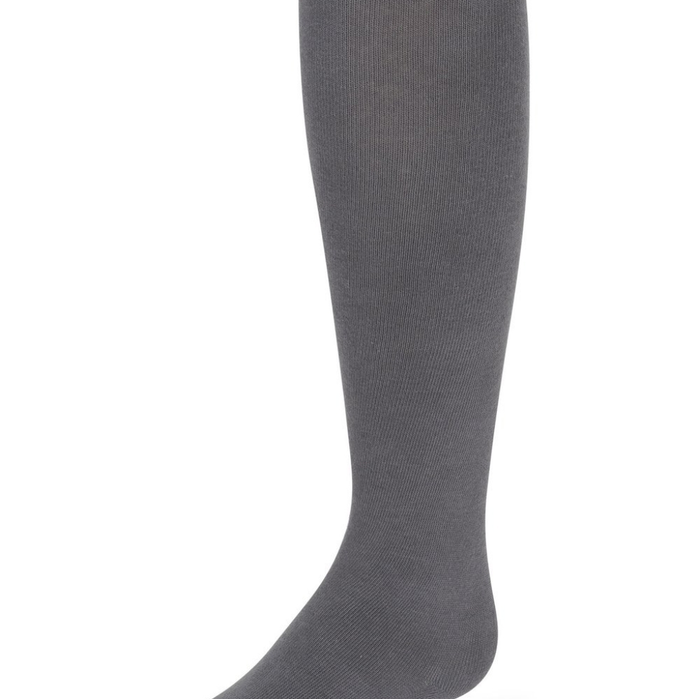 2 PAIRS of Gray Cotton Tights For Kids! - Picture 3 of 3